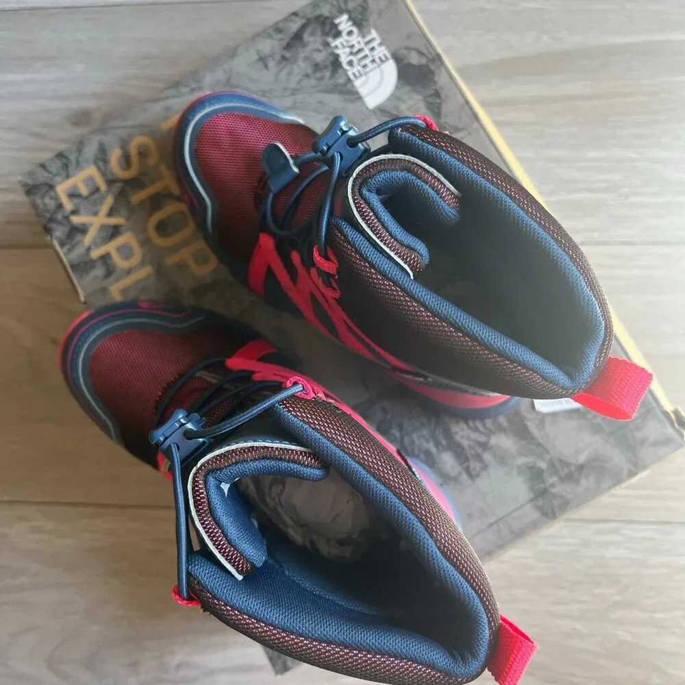 The‎ North Face Junior Winter Sneaker Boots - Blue Wing Teal & Atomic Pink 2